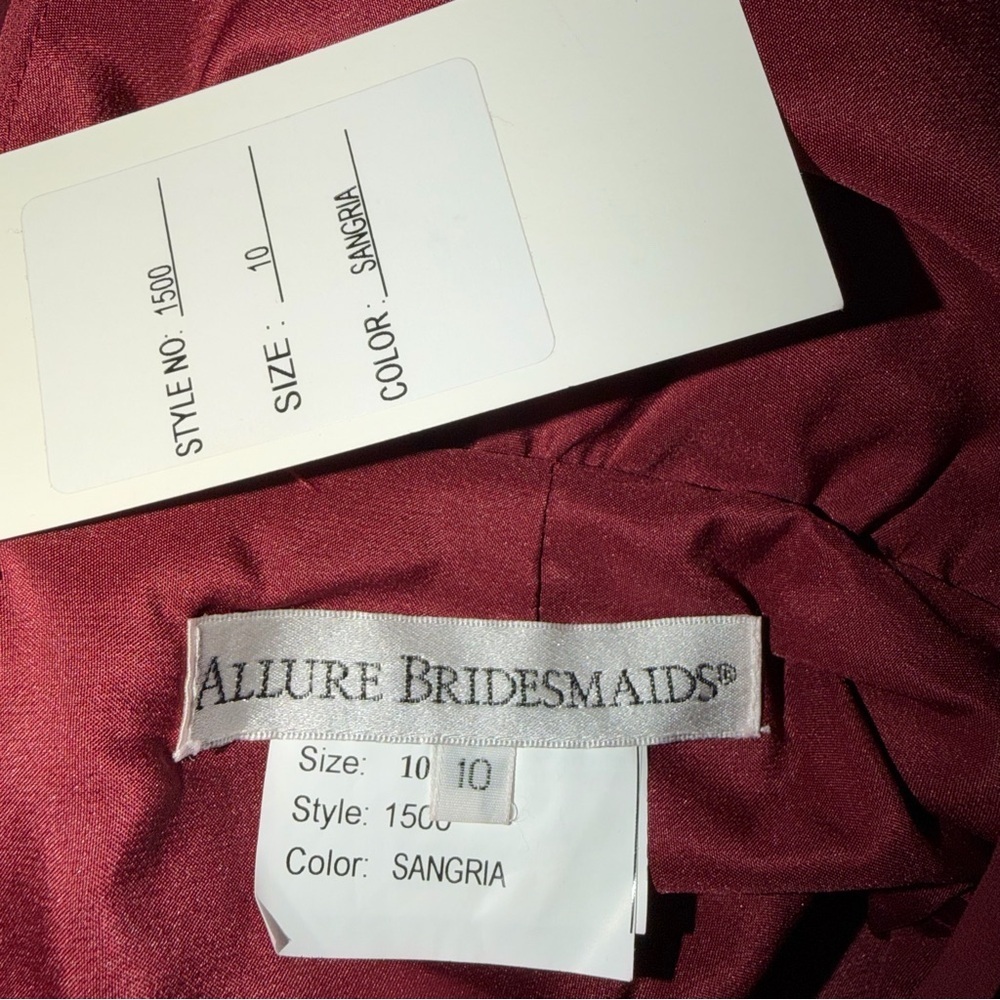 Allure Bridals  Halter Maxi Dress Size 10 New With Tags - Picture 7 of 8
